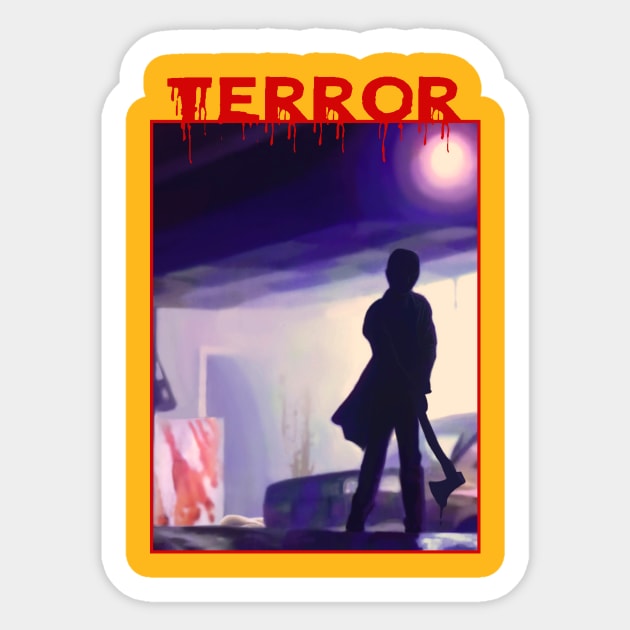 TERROR Sticker by alvalferca